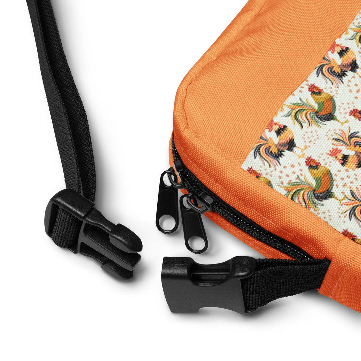 Colorful Roosters Utility Crossbody Bag - Cluck It All Farms