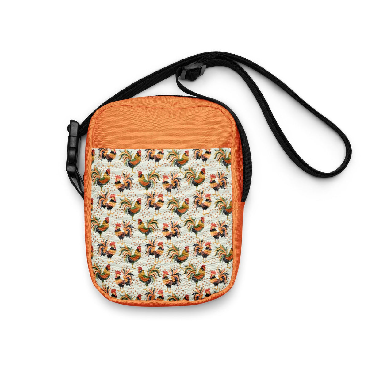Colorful Roosters Utility Crossbody Bag - Cluck It All Farms
