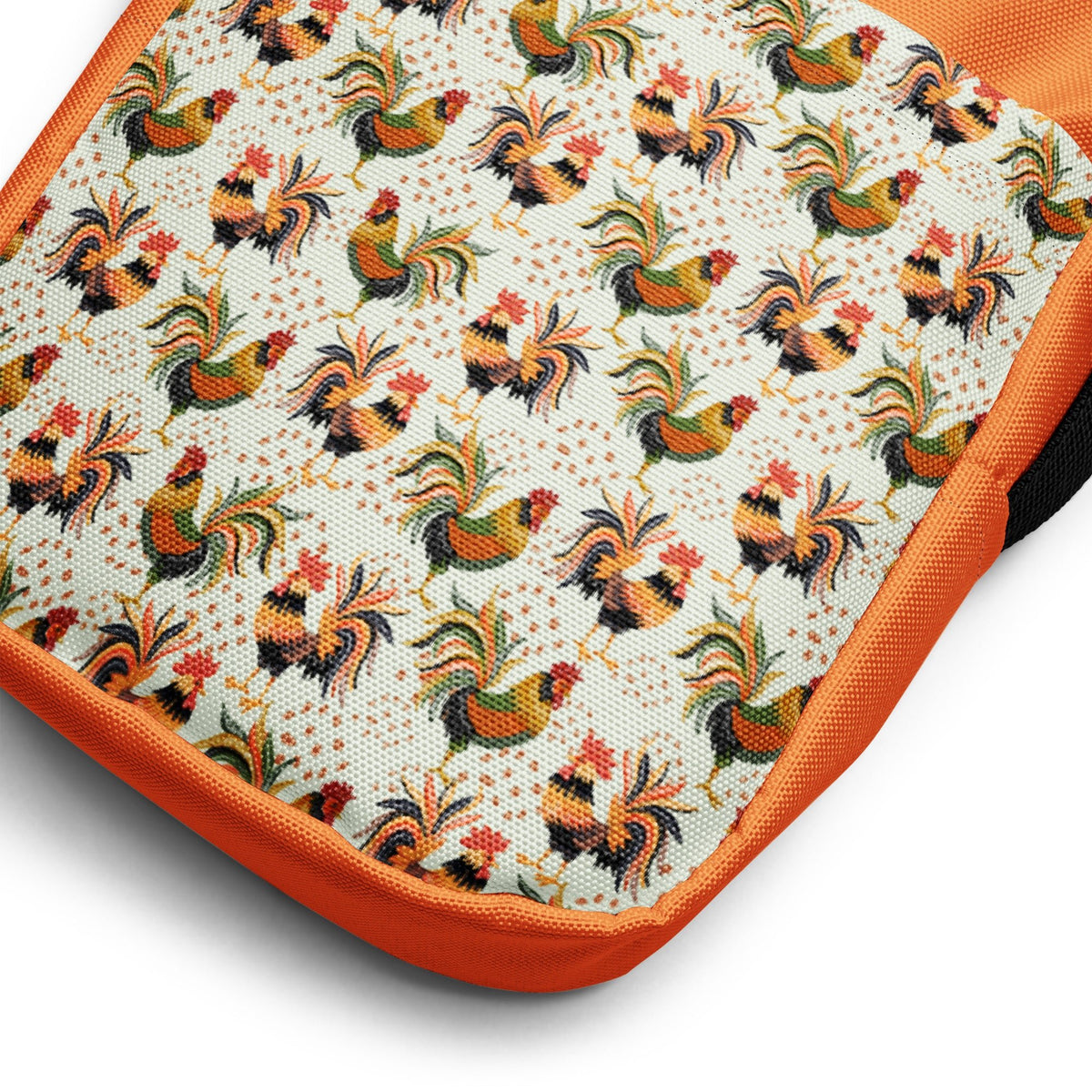 Colorful Roosters Utility Crossbody Bag - Cluck It All Farms