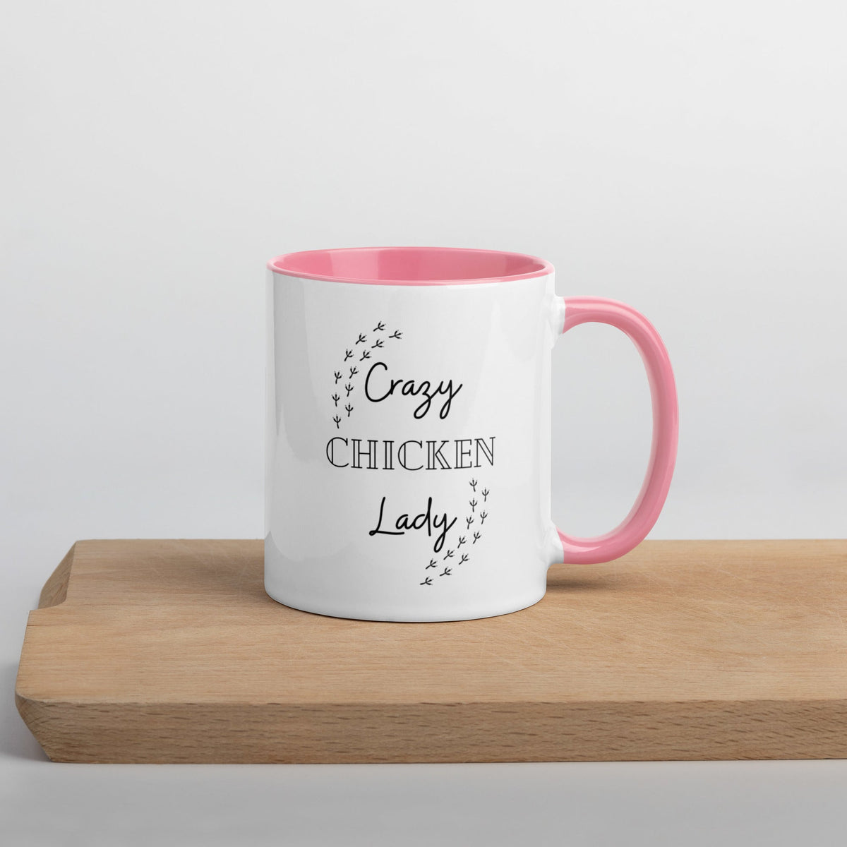 Crazy Chicken Lady Colored Mug - Cluck It All Farms