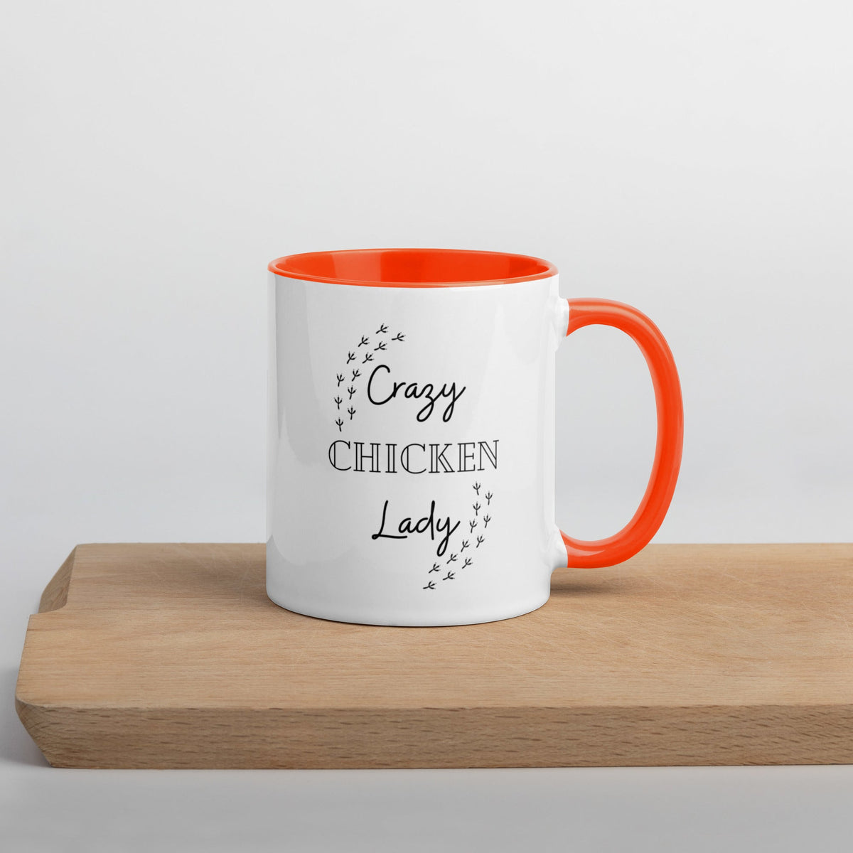 Crazy Chicken Lady Colored Mug - Cluck It All Farms