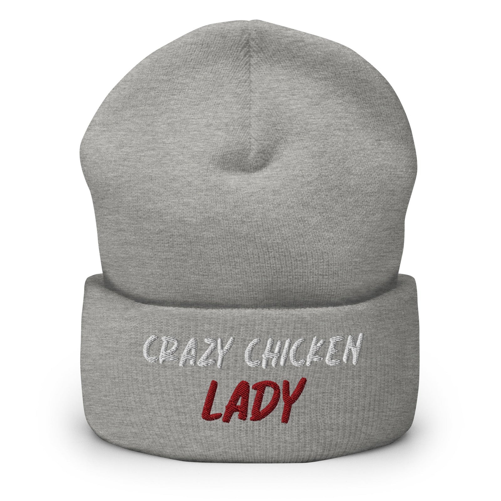 Crazy Chicken Lady Cuffed Beanie - Cluck It All Farms