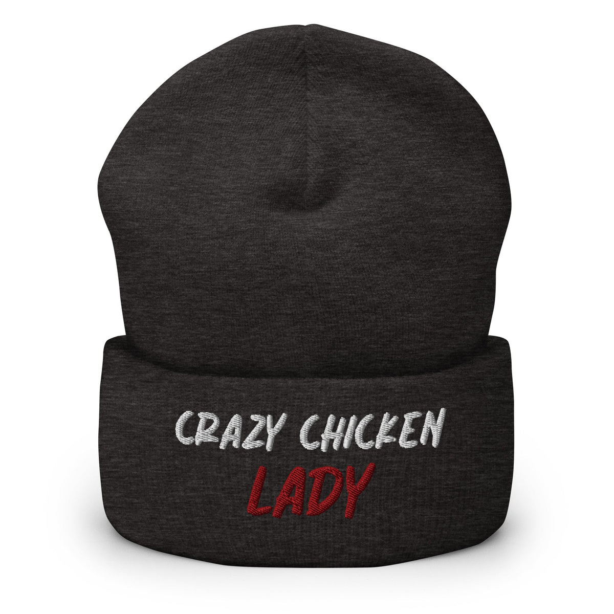Crazy Chicken Lady Cuffed Beanie - Cluck It All Farms