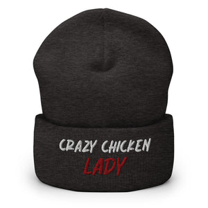 Crazy Chicken Lady Cuffed Beanie - Cluck It All Farms
