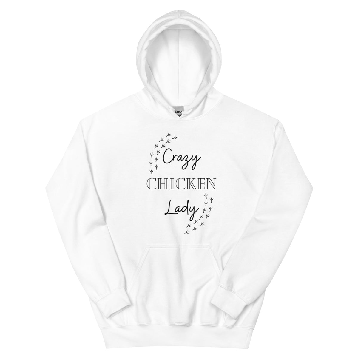 Crazy Chicken Lady Unisex Hoodie - Cluck It All Farms