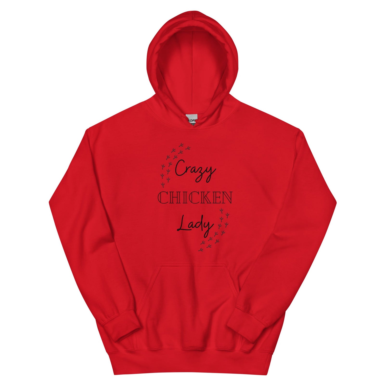 Crazy Chicken Lady Unisex Hoodie - Cluck It All Farms