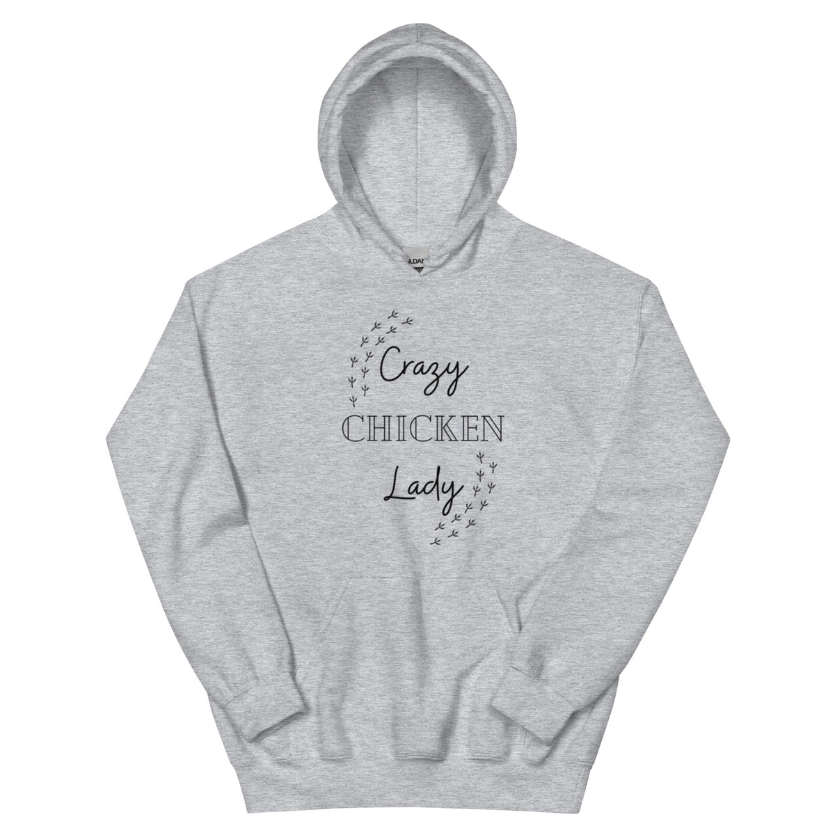 Crazy Chicken Lady Unisex Hoodie - Cluck It All Farms