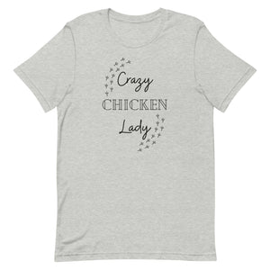 Crazy Chicken Lady Unisex T-Shirt - Cluck It All Farms