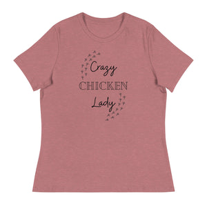 Crazy Chicken Lady Women's Relaxed T-Shirt - Cluck It All Farms