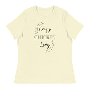 Crazy Chicken Lady Women's Relaxed T-Shirt - Cluck It All Farms