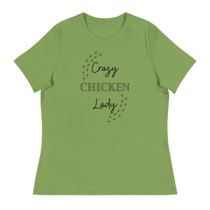 Crazy Chicken Lady Women's Relaxed T-Shirt - Cluck It All Farms