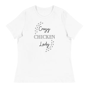 Crazy Chicken Lady Women's Relaxed T-Shirt - Cluck It All Farms