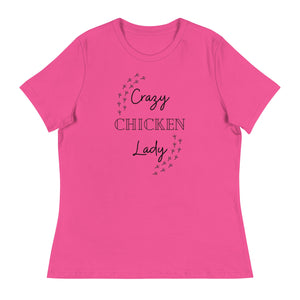 Crazy Chicken Lady Women's Relaxed T-Shirt - Cluck It All Farms