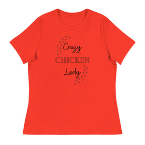 Crazy Chicken Lady Women's Relaxed T-Shirt - Cluck It All Farms