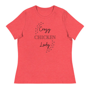 Crazy Chicken Lady Women's Relaxed T-Shirt - Cluck It All Farms