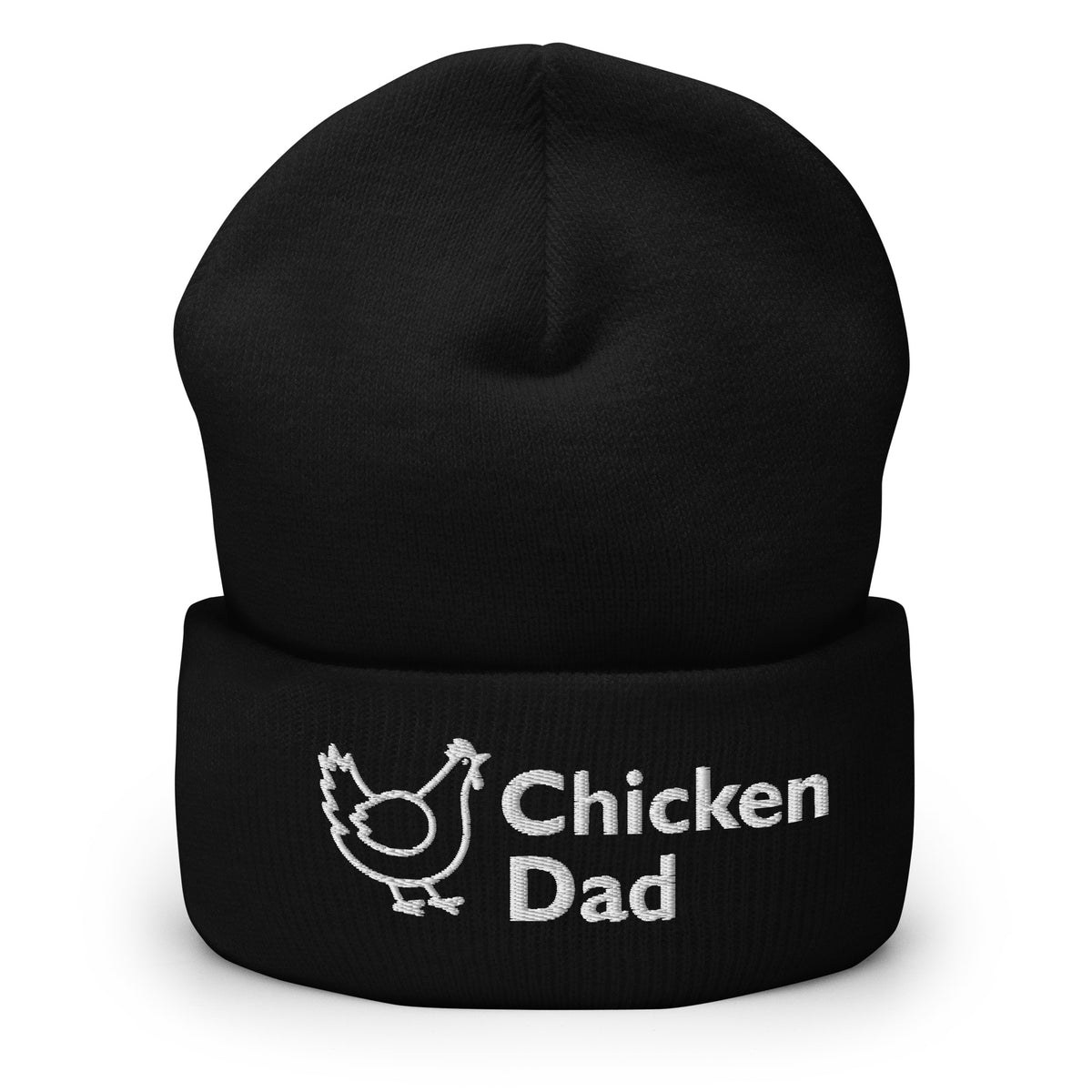 Chicken Dad Cuffed Beanie