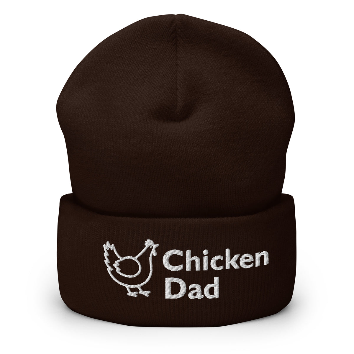 Chicken Dad Cuffed Beanie