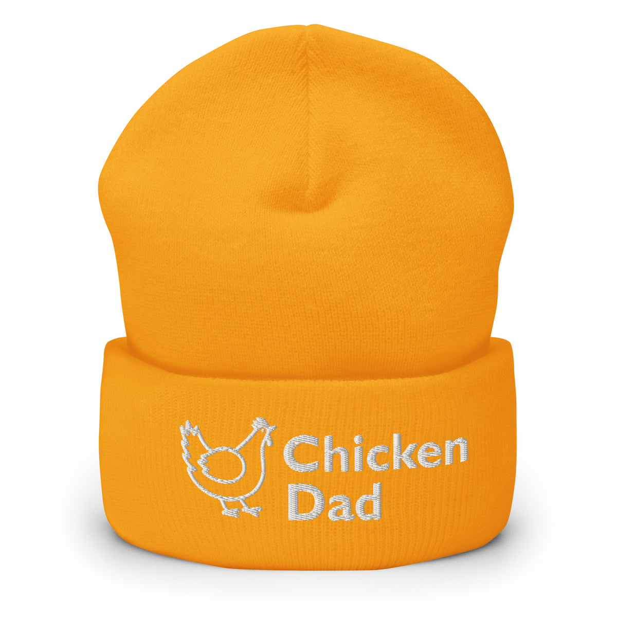 Chicken Dad Cuffed Beanie