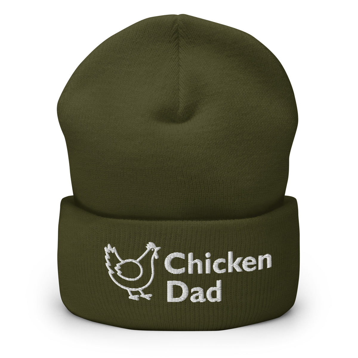 Chicken Dad Cuffed Beanie