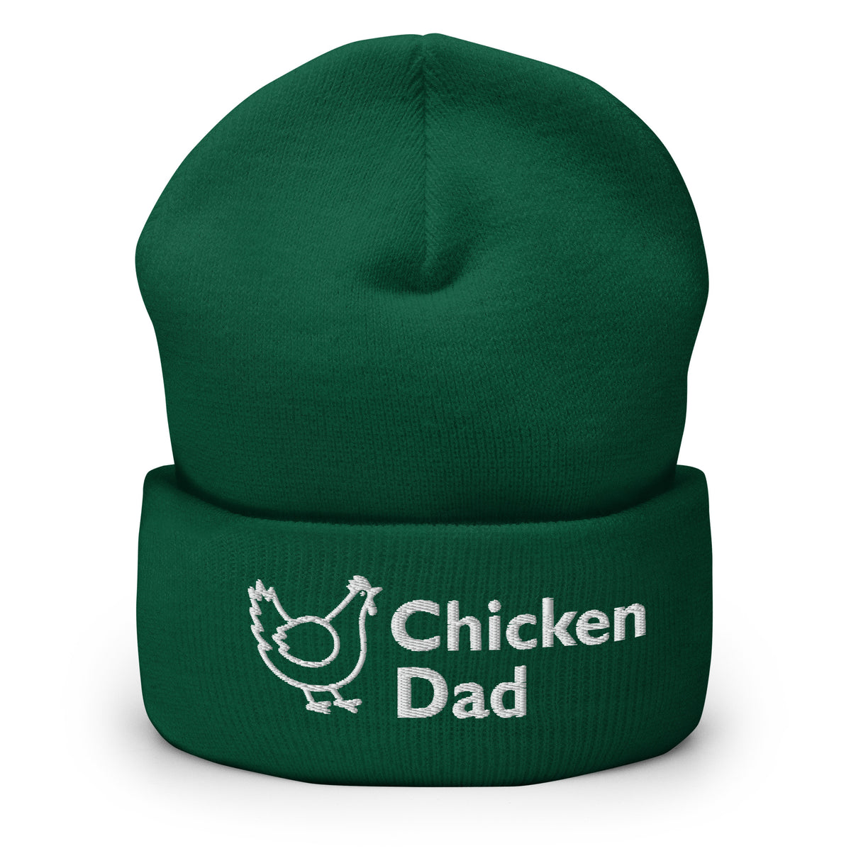 Chicken Dad Cuffed Beanie