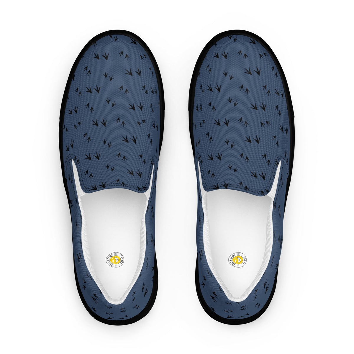 Denim Chicken Feet Women’s Slip - On Canvas Shoes - Cluck It All Farms