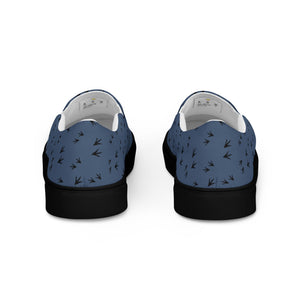 Denim Chicken Feet Women’s Slip - On Canvas Shoes - Cluck It All Farms