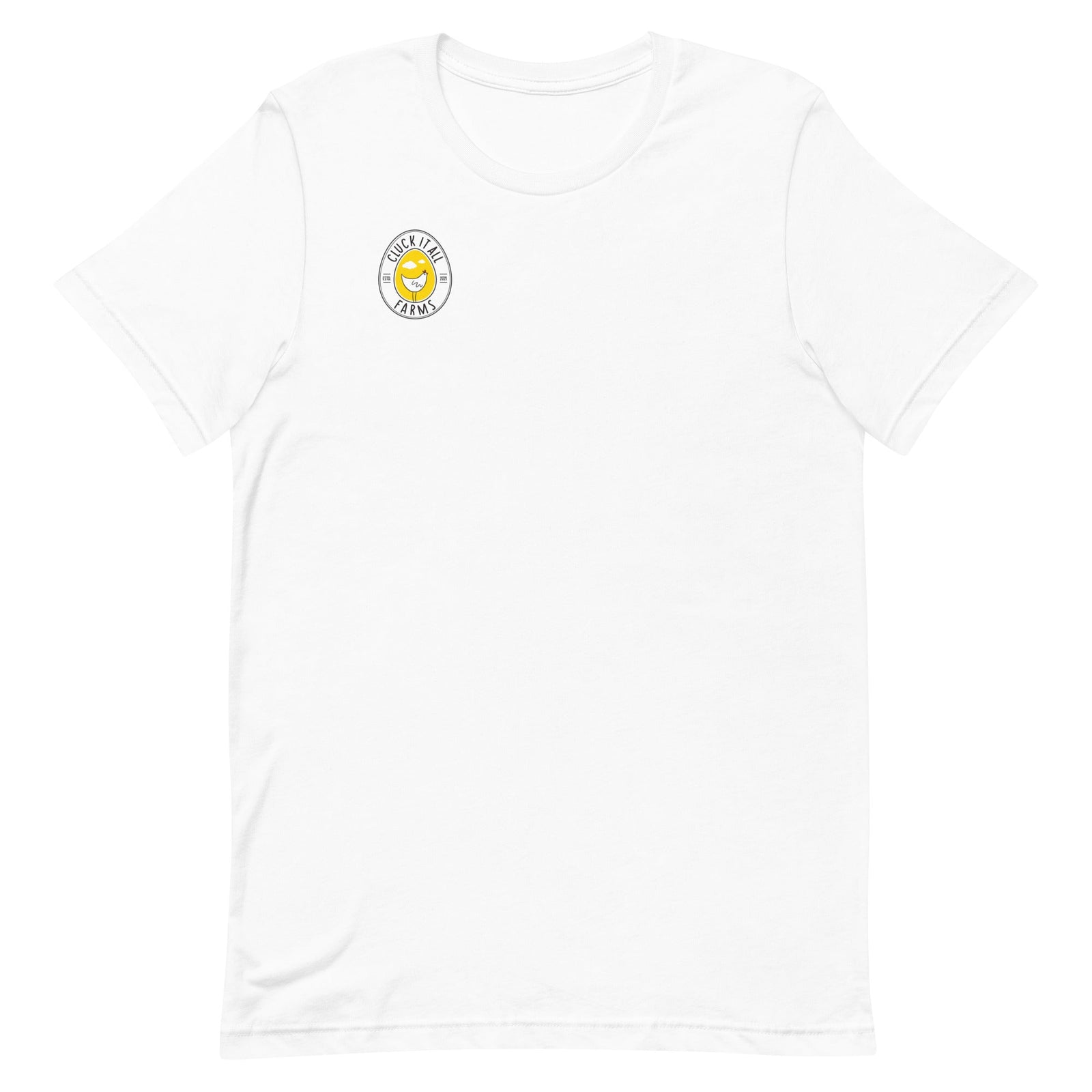 Discuss Chickens BACK PRINT Unisex T-Shirt - Cluck It All Farms