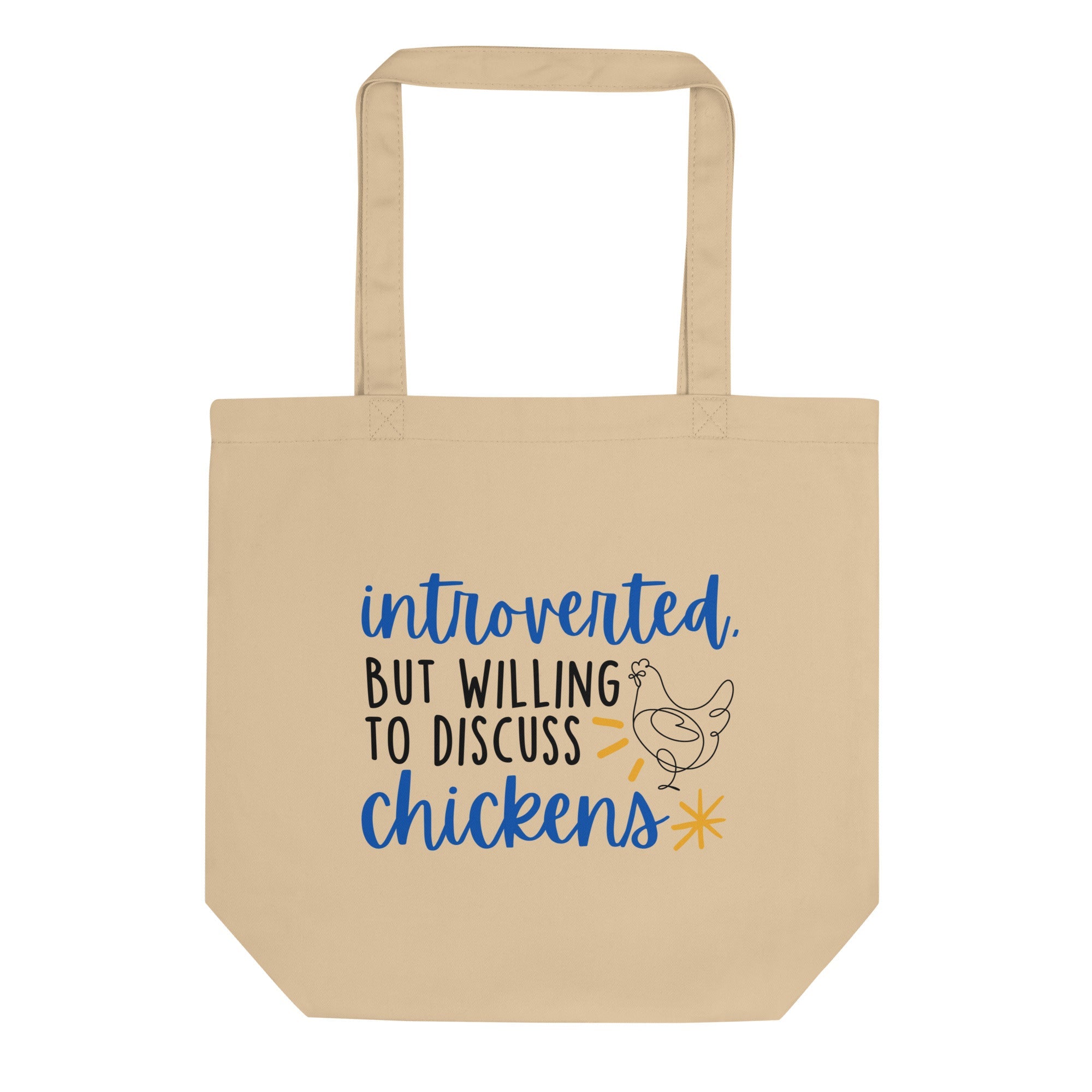 Discuss Chickens Eco Tote Bag - Cluck It All Farms