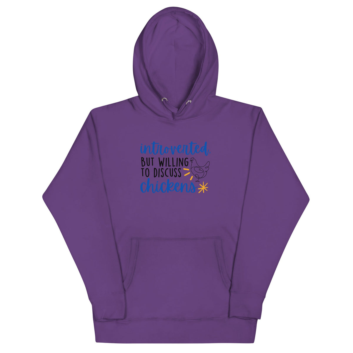 Discuss Chickens Unisex Hoodie - Cluck It All Farms