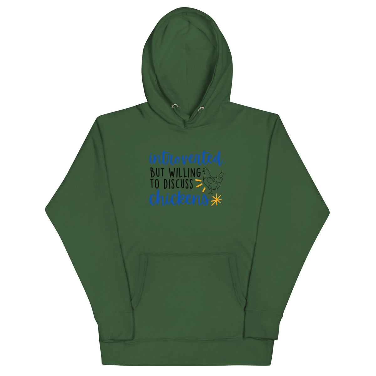 Discuss Chickens Unisex Hoodie - Cluck It All Farms