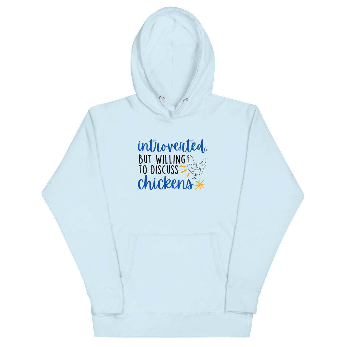 Discuss Chickens Unisex Hoodie - Cluck It All Farms