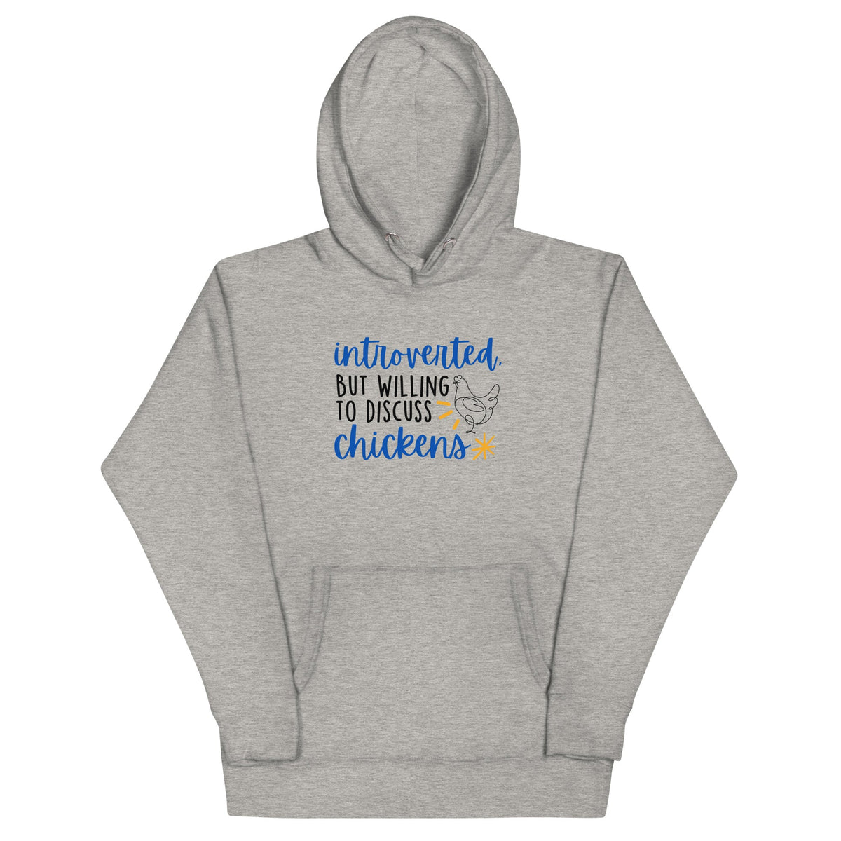 Discuss Chickens Unisex Hoodie - Cluck It All Farms