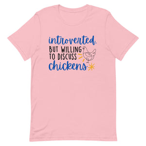 Discuss Chickens Unisex T-Shirt - Cluck It All Farms