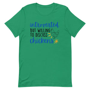 Discuss Chickens Unisex T-Shirt - Cluck It All Farms
