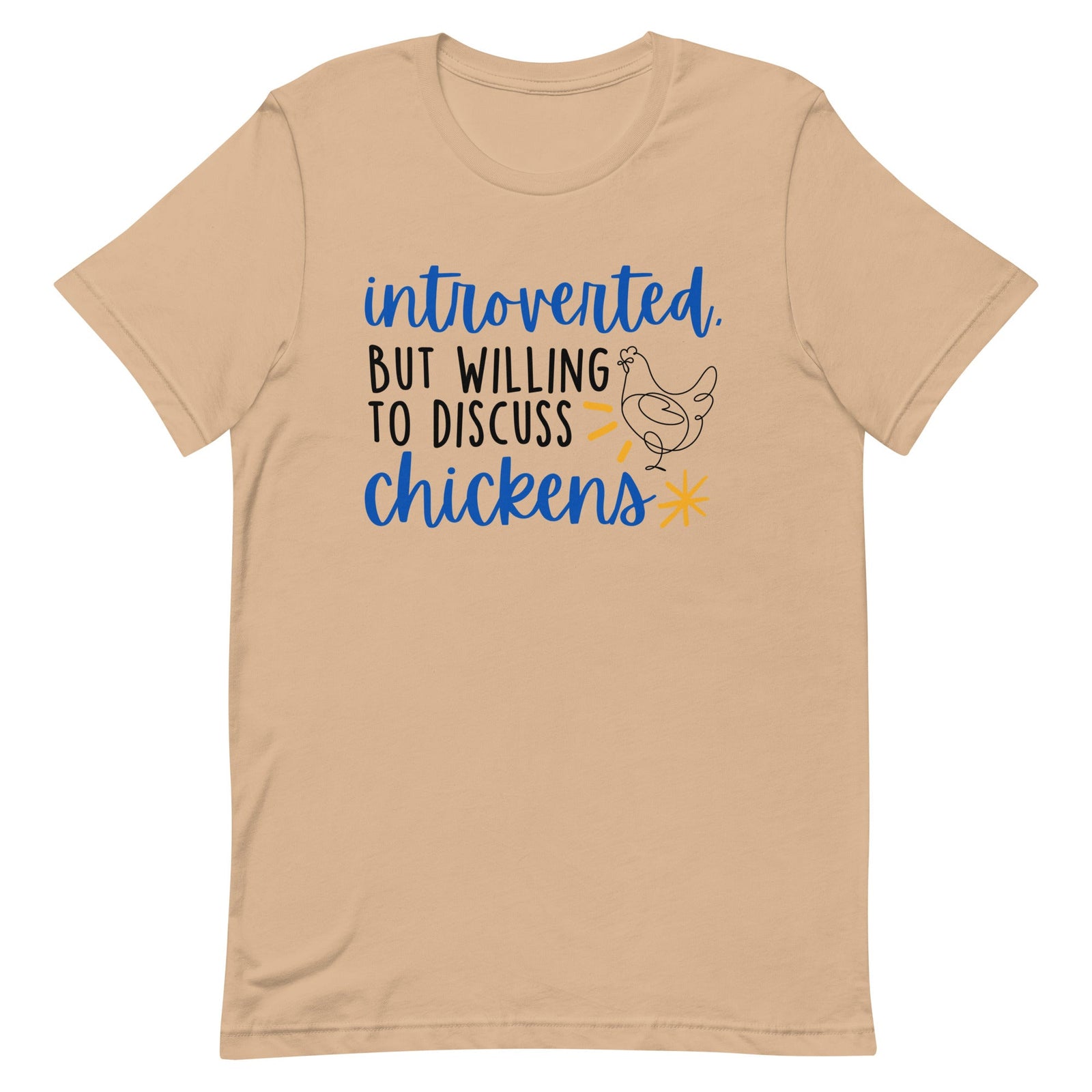 Discuss Chickens Unisex T-Shirt - Cluck It All Farms