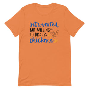 Discuss Chickens Unisex T-Shirt - Cluck It All Farms