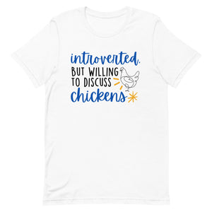 Discuss Chickens Unisex T-Shirt - Cluck It All Farms