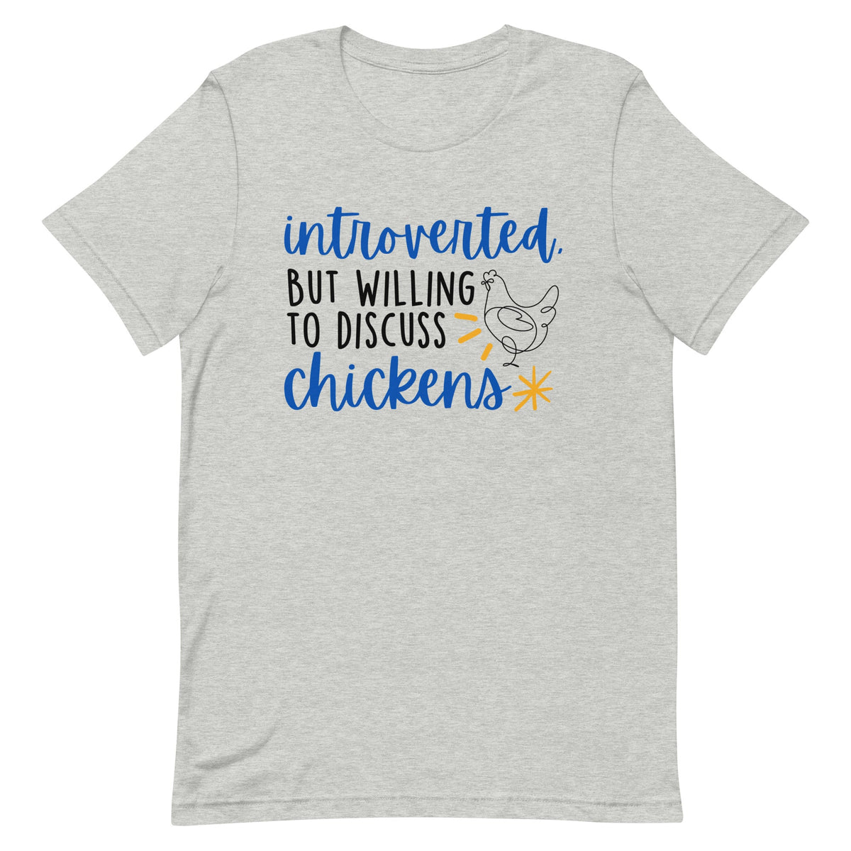 Discuss Chickens Unisex T-Shirt - Cluck It All Farms