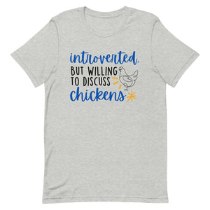 Discuss Chickens Unisex T-Shirt - Cluck It All Farms