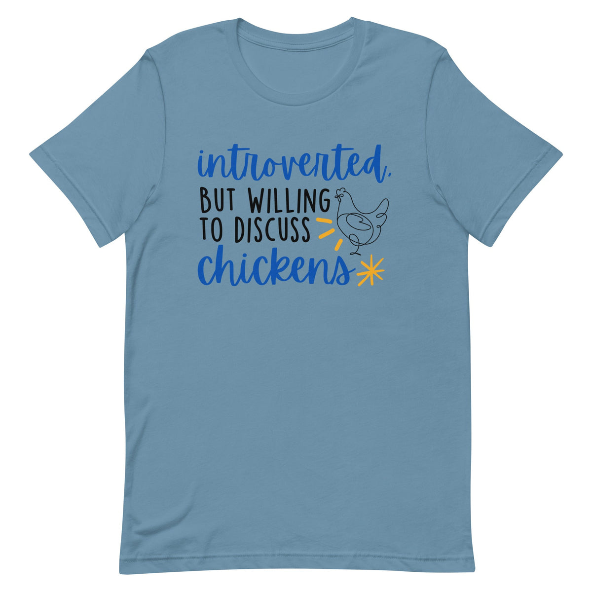 Discuss Chickens Unisex T-Shirt - Cluck It All Farms