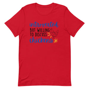 Discuss Chickens Unisex T-Shirt - Cluck It All Farms