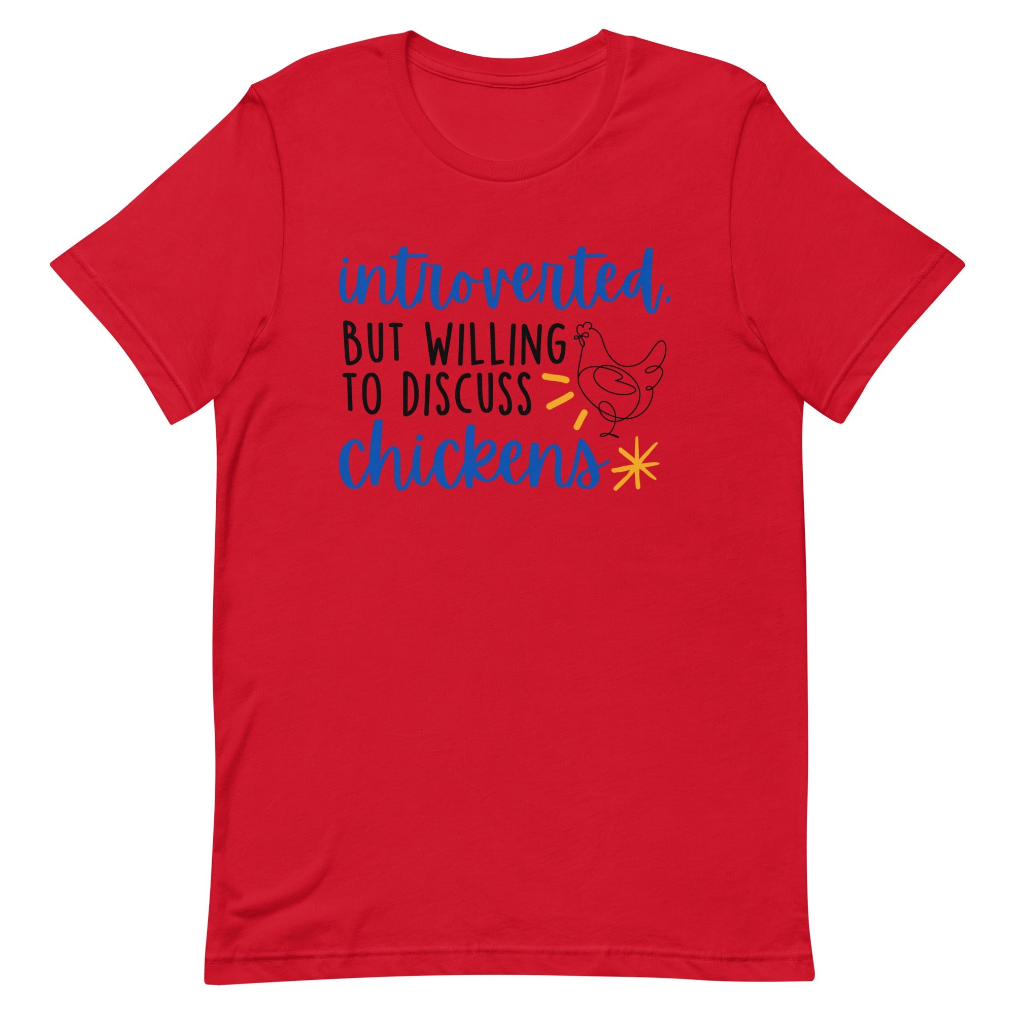 Discuss Chickens Unisex T-Shirt - Cluck It All Farms