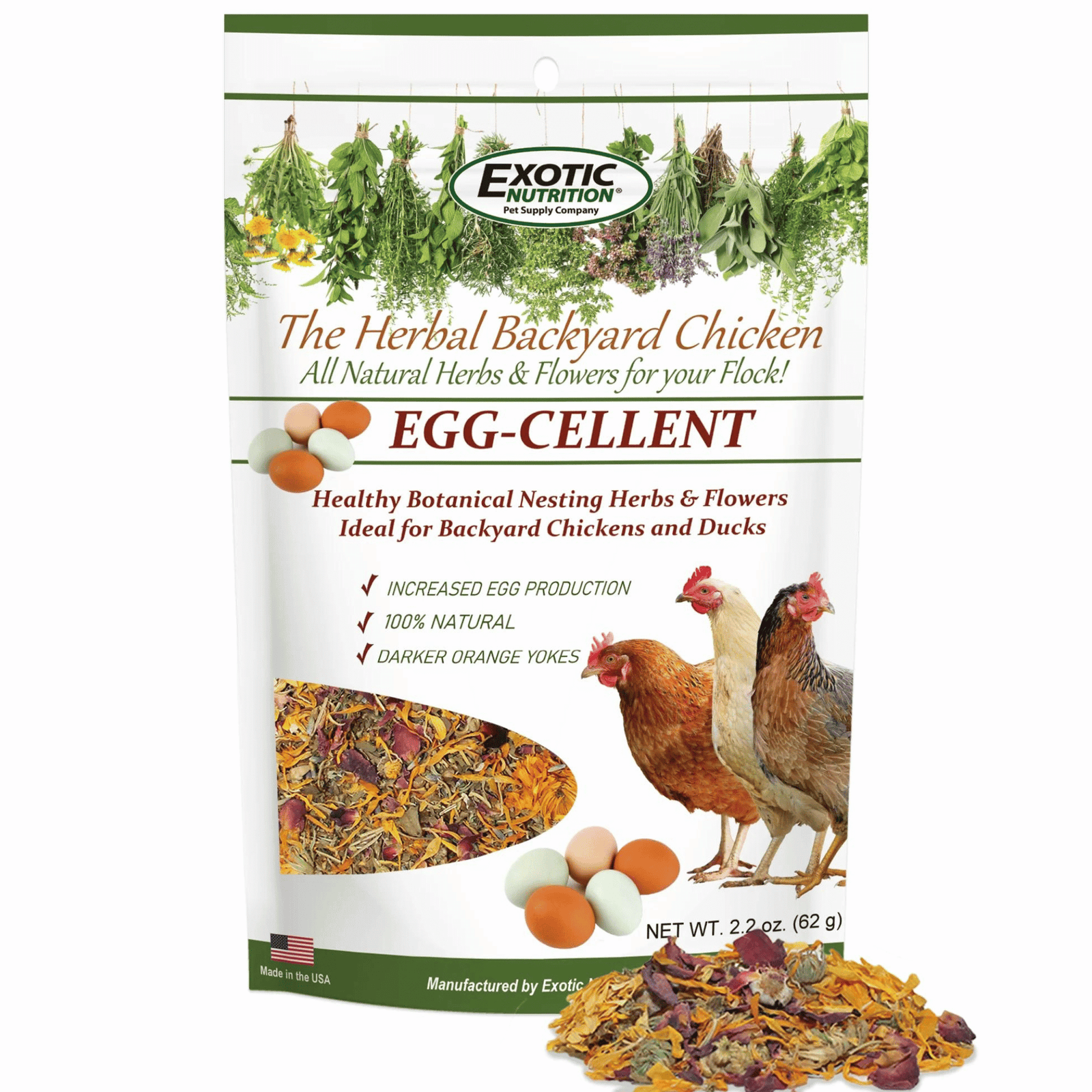 Egg - Cellent Chicken Nesting Herbs - Cluck It All Farms