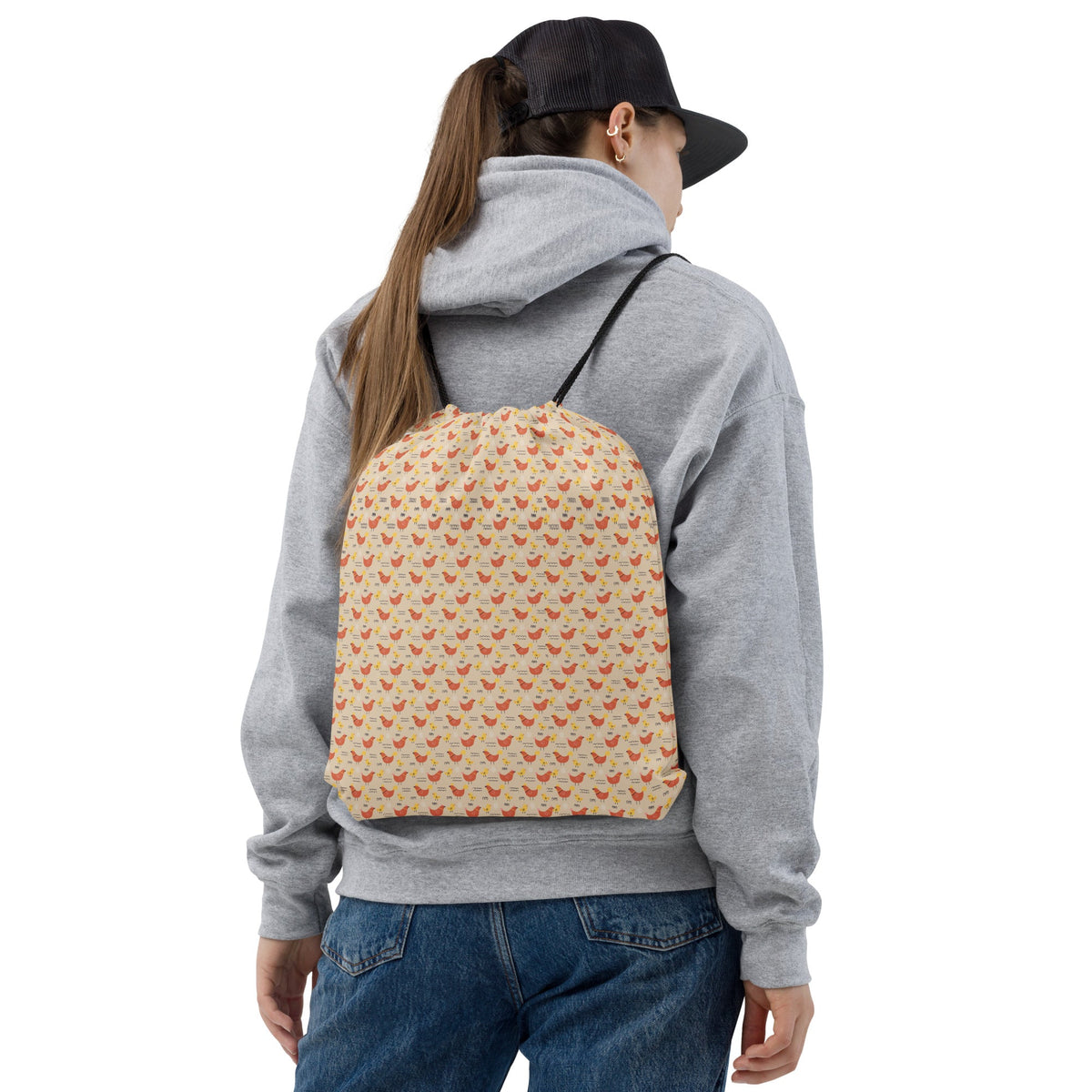 Endless Chickens Drawstring Bag - Cluck It All Farms