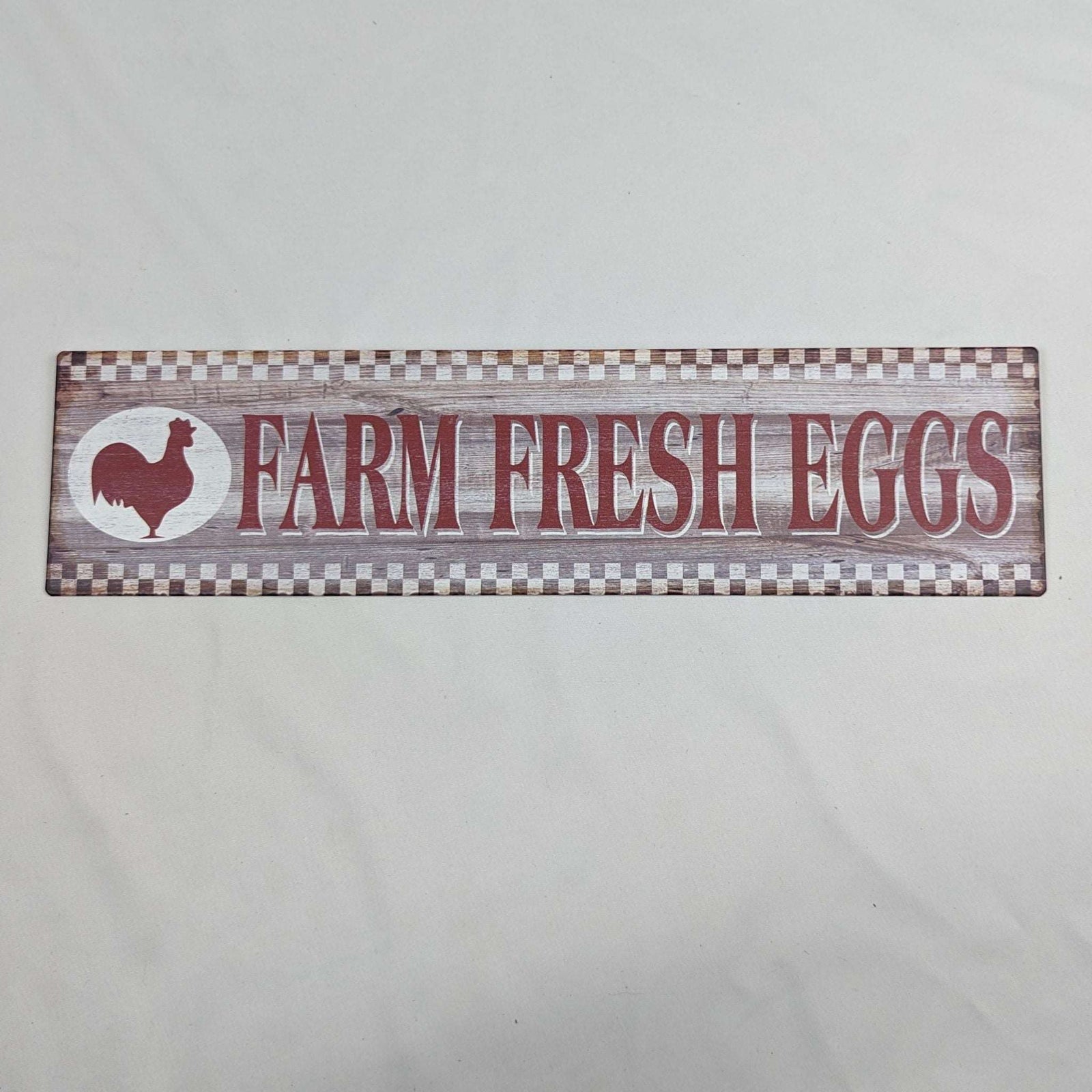 Farm Fresh Eggs Tin Sign - Cluck It All Farms