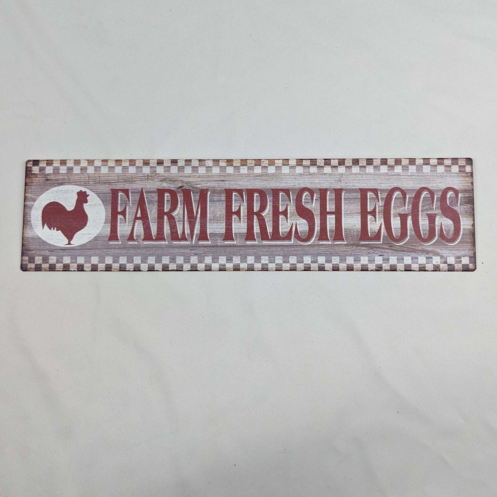 Farm Fresh Eggs Vintage Tin Sign - Cluck It All Farms