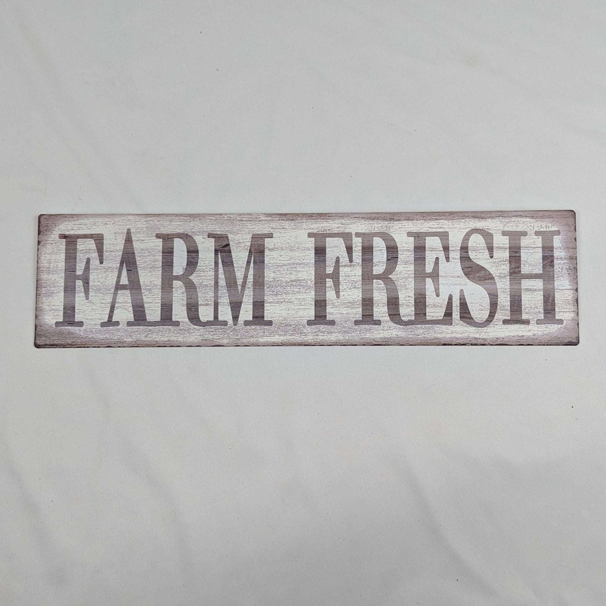 Farm Fresh Vintage Tin Sign - Cluck It All Farms