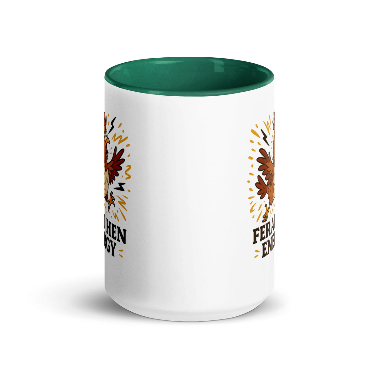Feral Hen Energy Colored Mug - Cluck It All Farms