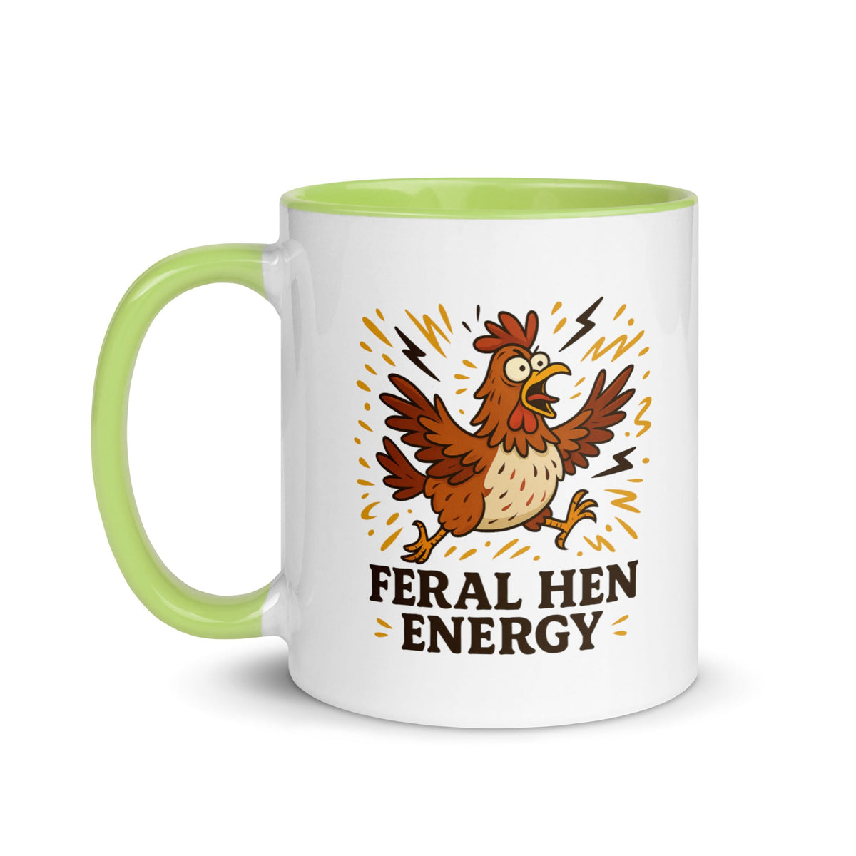 Feral Hen Energy Colored Mug - Cluck It All Farms