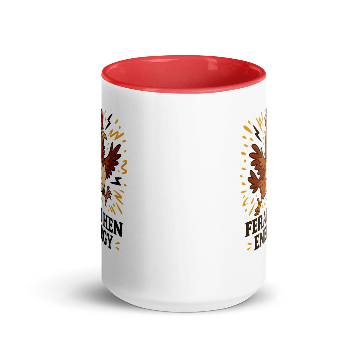 Feral Hen Energy Colored Mug - Cluck It All Farms